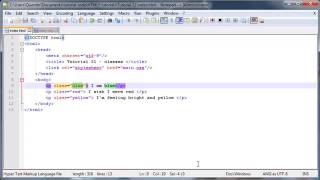 HTML5 and CSS3 beginners tutorial 21 classes YouTube