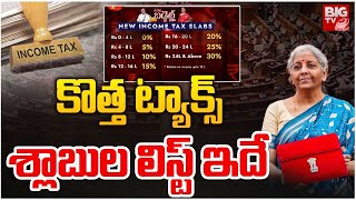 Income Tax Slabs and Rates: కొత్త ట్యాక్స్ శ్లాబుల లిస్ట్ ఇదే | Income Tax Changes In Budget 2025