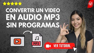 Cómo CONVERTIR un VIDEO a FORMATO MP3 [Sin programas] | 📹Convertir video a audio🎶