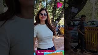 Shamita Shetty क्या गजब की लग रही है In ब्लू पैंट & White T-Shirt #tellyfilms #shortsvideo