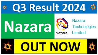 NAZARA TECHNOLOGIES Q3 results 2024 | NAZARA results today | NAZARA TECHNOLOGIES Share News | NAZARA