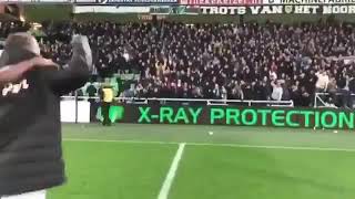 FC Groningen ultras celebrating a win in style