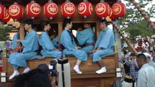 通し砂切　七軒町　鹿嶋芸座連　引継式典　潮来祇園祭禮2016　中日　00103