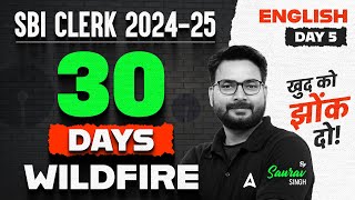 SBI Clerk 2024-24 | Reasoning 30 Days Wildfire | Day-5 | By Saurav Singh