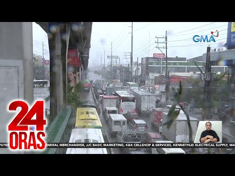 Trapiko, walang galawan sa EDSA-Muñoz kanina; abot 27 inches ang baha; maraming sumuong 24 Oras