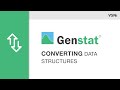 Basic Genstat EP.04 : Converting data structures