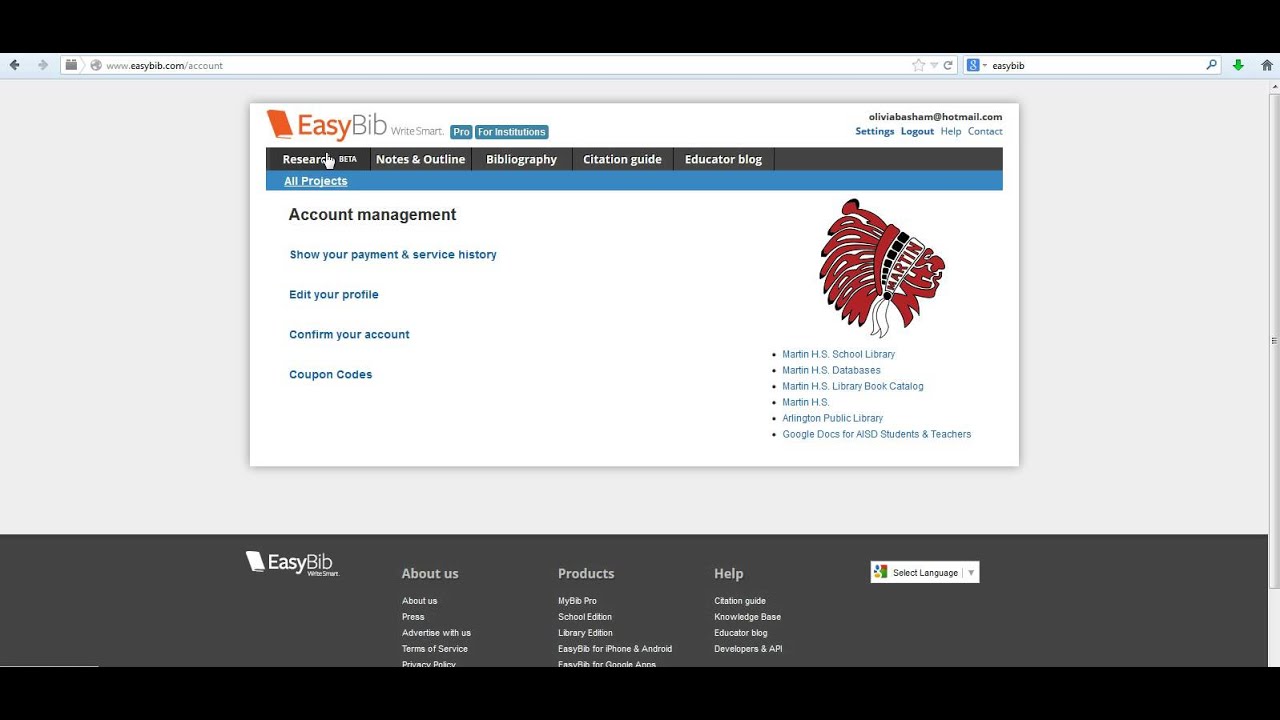 Part One - Easybib: Getting Started - Registering For And Creating A ...