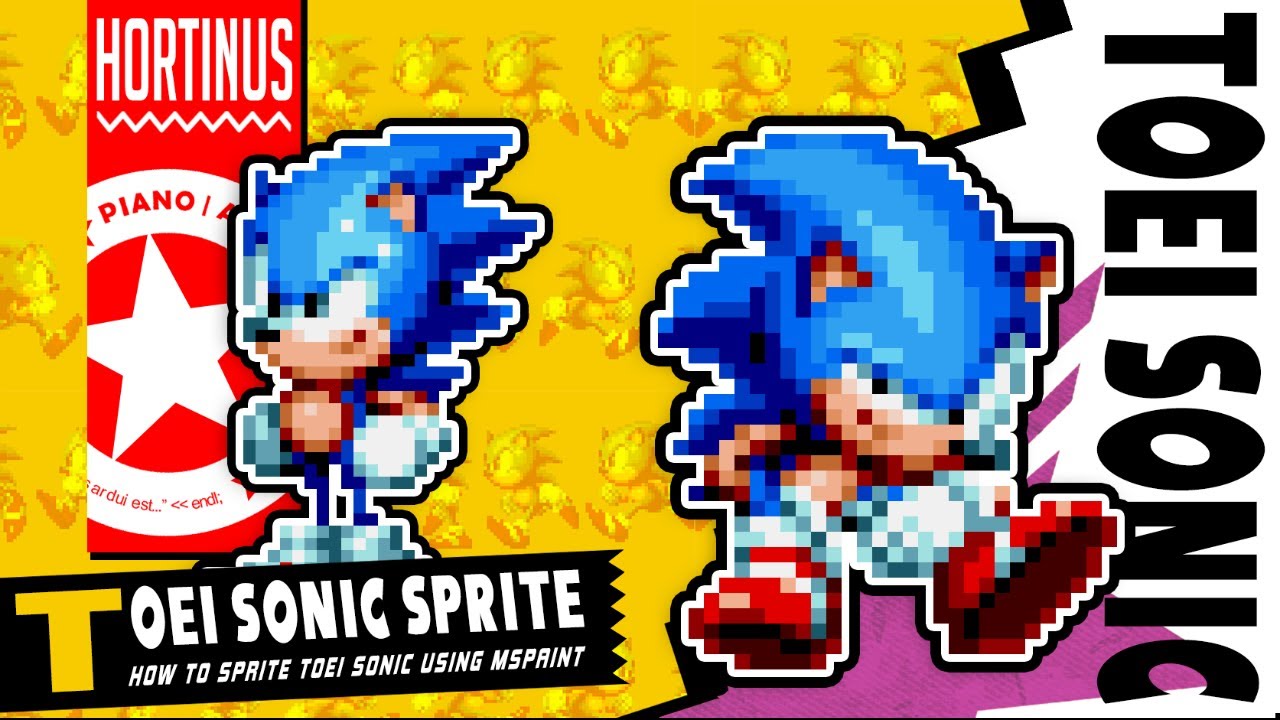 Sonic 2 Toei Sonic Sprites