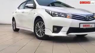 Toyota Altis 1.8 E Spec 2014