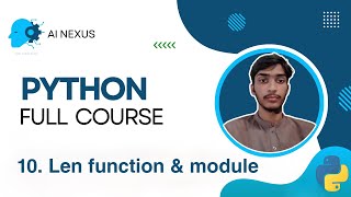 Len function & module lecture 10 | Python tutorials for beginners in Urdu/Hindi 2024