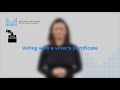 Elections to the European Parliament 2024 - Voting with a voter’s certificate