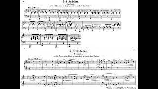 Schubert Serenade Piano Duet Sheet music / 4 hands / Easy Piano Sheet music / Classical Piano /