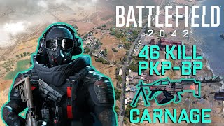 62 Kills \u0026 Assists in PKP-BP Carnage | Battlefield 2042