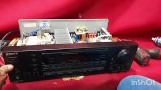 Reparación del amplificador SONY str-d611💯💯💯💥💥💥 #reparacion #radio #electronica