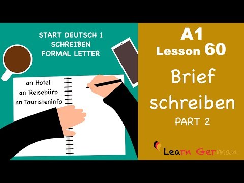 How To Start A Professional Letter In German