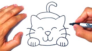 Como dibujar un Gato Kawaii