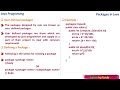 Packages – Java Programming