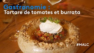 Gastronomie : tartare de tomates et burrata