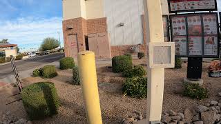 Arby's Drive Thru, Classic Roast Beef, Curly Fries, Jamocha Shake, Maricopa, Arizona, GFH13213