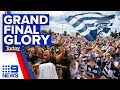 Geelong fans erupt in celebration over extraordinary AFL win | 9 News Australia