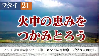 マタイ福音書8章28～34節 メシアの奇跡❹ ガダラ人の癒し