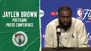 Jaylen Brown Postgame Media Availability | NBA Finals Game 2 | Boston Celtics at Warriors