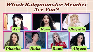 Which Babymonster Member Are You? 😈✨| Fun Personality Test