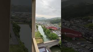 和多屋別荘最上階より 雨の嬉野温泉