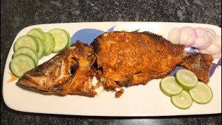 Coral BBQ/ আস্ত কোরাল মাছের বারবিকিউ/ Whole coral BBQ Recipe easy way