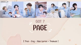 GOT7 - PAGE [Thai - Eng - Han Lyrics + Thaisub]