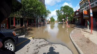 Calgary Floods - Motorcycle Ride and Viewpoint (Vlog)