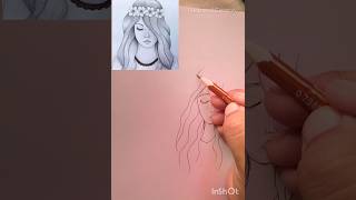 Girl Face Drawing |Girl Drawing |Easy Drawing Tutorial for Beginners #shorts #viral