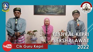 GURU SMP NEGERI 5 TANJUNGPINANG pada Festival Kepri Bershalawat 2022