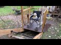 lift elevator hoist home made garden frog frosch seilzug cable winch bellmann jürgen