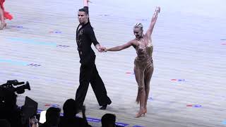 Marius-Andrei Balan - Khrystyna Moshenska GER | Cha Cha | WDSF W Championship L 2018 | DanceSport.Ru