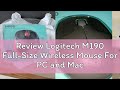 Review Logitech M190 Full-Size Wireless Mouse For PC and Mac, with 18 Months Battery Life - EBL