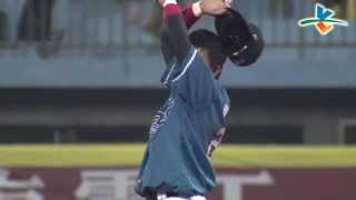 20130719 CPBL 猿 V.S 象 9下 德本關門成功激動握拳