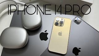 iphone 14pro gold unboxing (VS apple iphone 13pro)