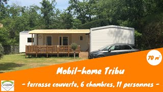 Un mobile-home UNIQUE pour 11 personnes !