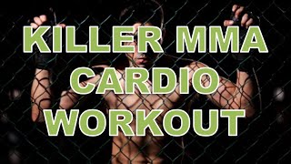 Killer MMA Cardio Workout - Tabata Burpee Circuit