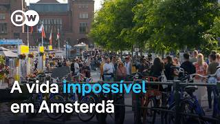 Amsterdã se revolta contra o turismo