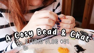 Studio Vlog #61 - A Cosy Bead \u0026 Chat ¦ The Corner of Craft