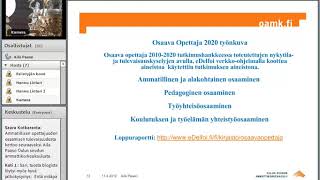 Ammatillisen opettajan osaamisen tulevaisuus - Aila Paaso