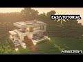 Minecraft: Best Modern House Tutorial🏠 #minecraft