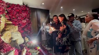 Salman Khan Ganpati Aarti 2023 Inside Home Video