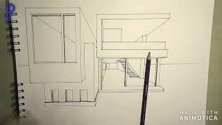 របៀបគូរផ្ទះបែបទំនើប ,how to draw plan home modern