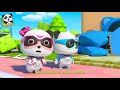 safety tips in the elevator kids safety tips super panda rescue team babybus