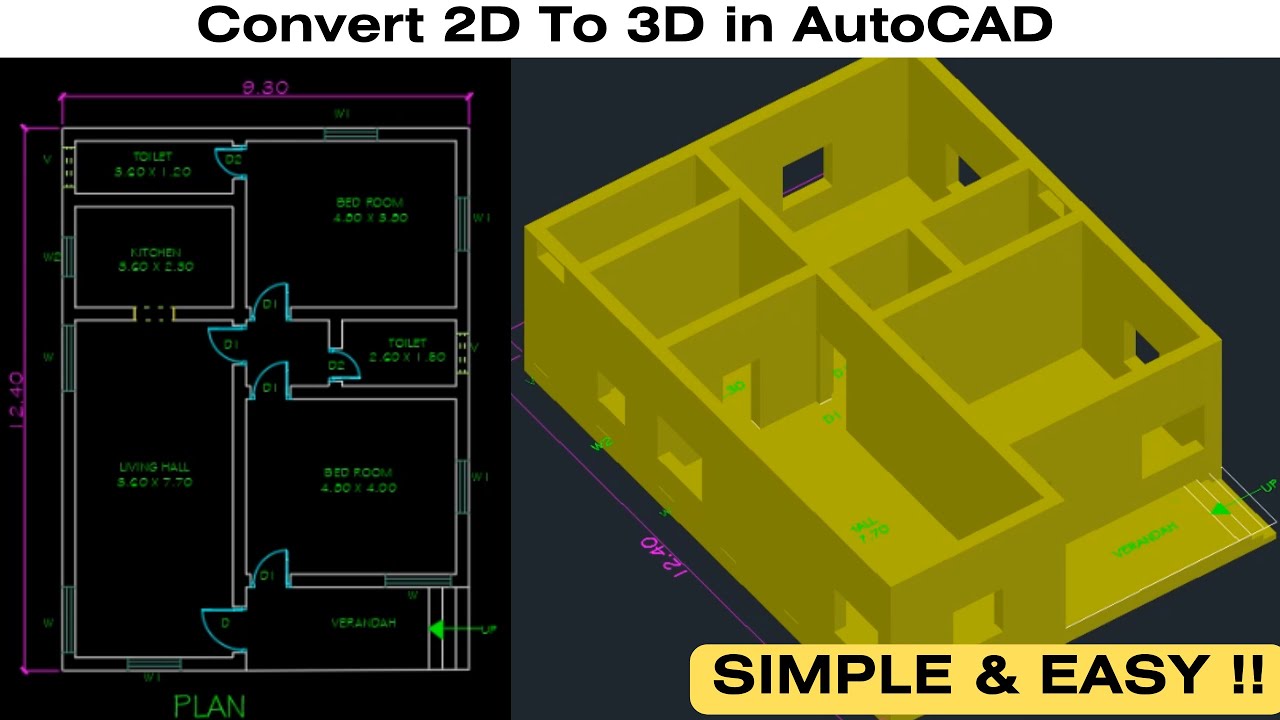 Autocad 3d To 2d Dwg Convertir Autocad En Dwg Xncns