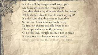 Sonnet 61: Is it thy will thy image should keep open