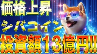 【シバコイン】大口投資家が13億円のSHIBを購入！年末に向けて仕込むなら今！【シバイヌ】【ドージ】【ビットコイン】【イーサリアム】【ソラナ】【SHIB】【DOGE】【ETH】